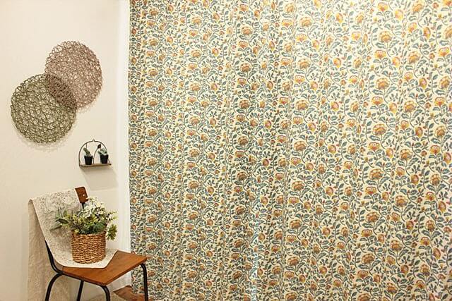 【オーダーカーテン】ルトレ(全2色) 1級遮光 遮熱 ウォッシャブル 花柄