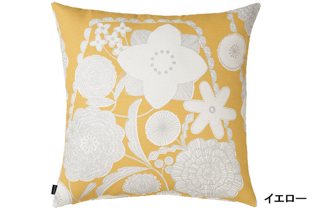 花モチーフ クッション 45cm 40%OFF】クッションカバー 45×45cm 北欧柄 丸花柄 マルチカラー
