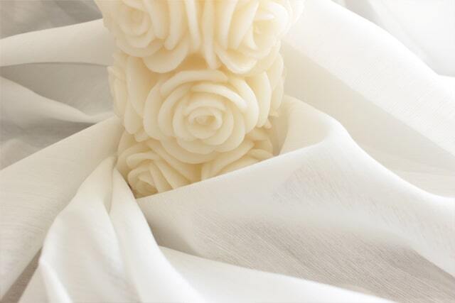 【オーダーレース】LN1542 無地 防炎 UVカット 遮熱 遮像 光触媒加工 花粉キャッチ