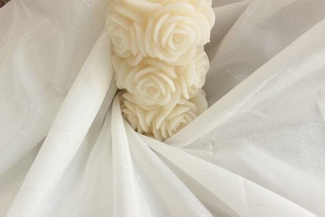 【オーダーレース】LN1543 防炎 UVカット 遮熱 遮像 採光拡散 UPF50+