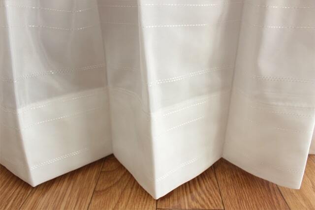 【オーダーレース】LN1543 防炎 UVカット 遮熱 遮像 採光拡散 UPF50+