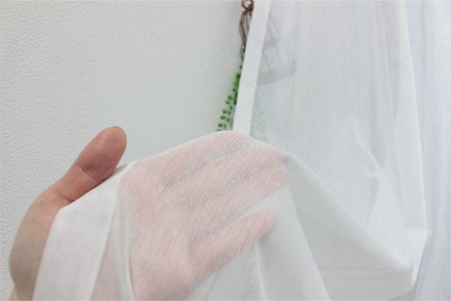 【オーダーレース】ラヴァン(全2色) ラベンダー柄のレース 透け感