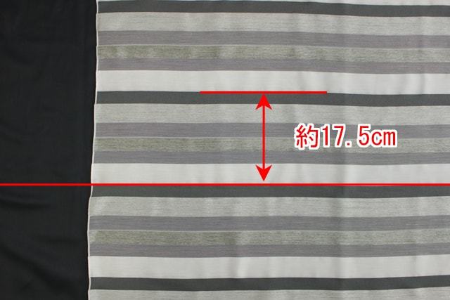 【オーダーレース】RAMO(全4色) ボーダー グレー 柄のリピート