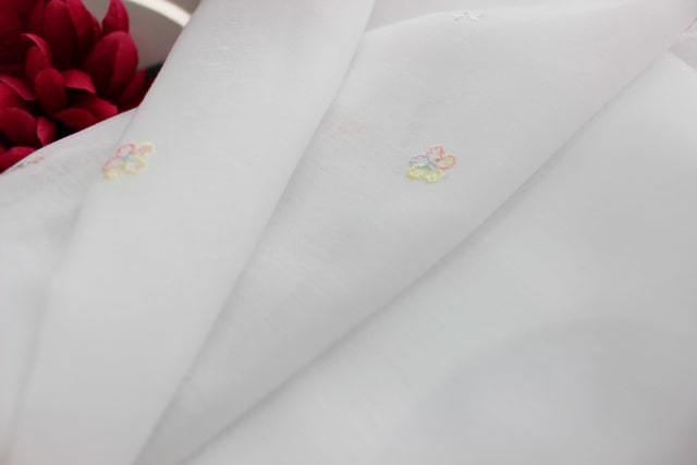 【オーダーレース】LO361 小花柄 アップ画