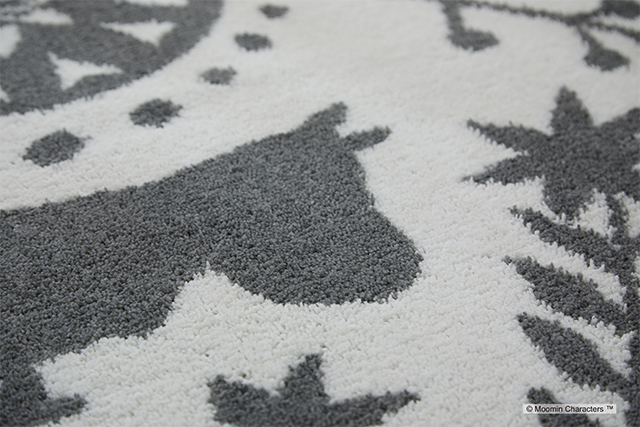 【ムーミンラグ】フォークラインラグ全3色 7