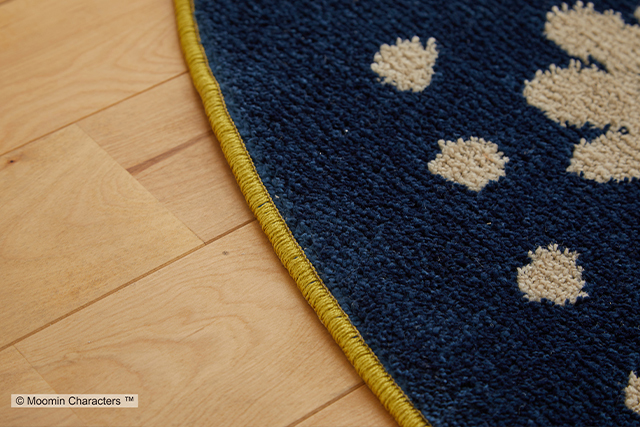 【ムーミンラグ】Mフォークラインラグ全3色 3