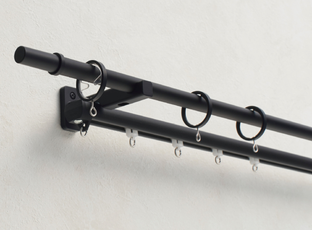 カーテンレール TOSO】モノ16 ネクスティダブル正面付 | カーテン