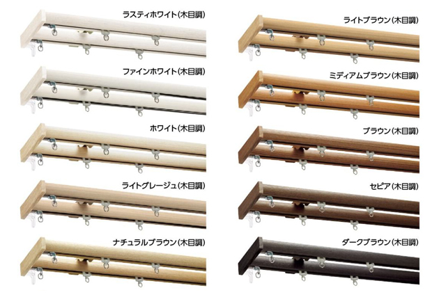 超希少♡オルモル リボン装飾のカーテンレール 装飾レール ロアール