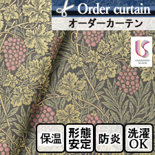 【オーダーカーテン 川島織物セルコン】MM3149 VINE(バイン) ウィリアム・モリス