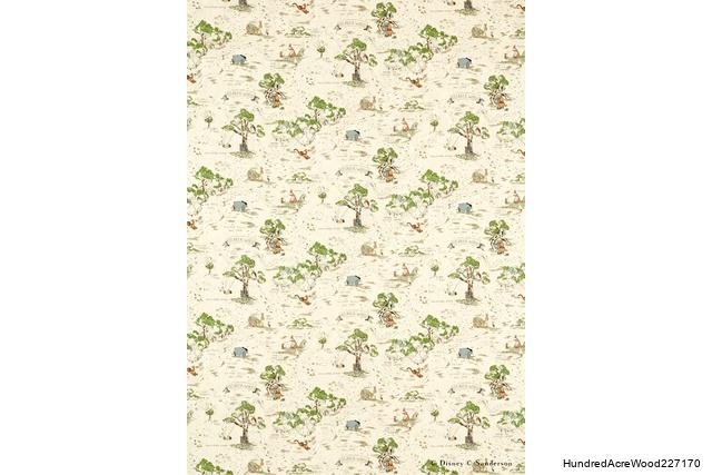 【生地カット】Disney HOME X Sanderson Hundred Acre Wood