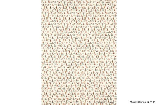 【生地カット】Disney HOME X Sanderson Mickey & Minnie