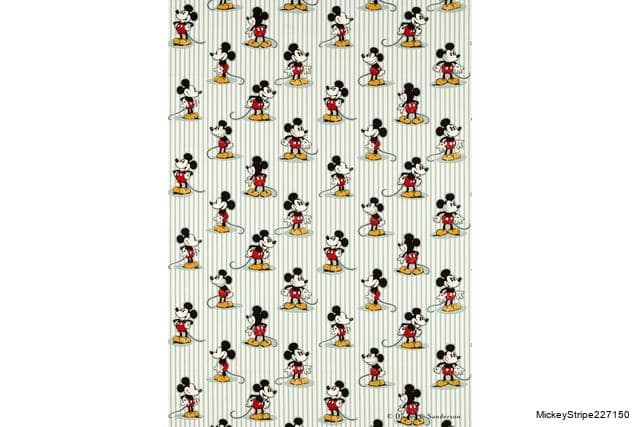 【生地カット】Disney HOME X Sanderson MickeyStripe