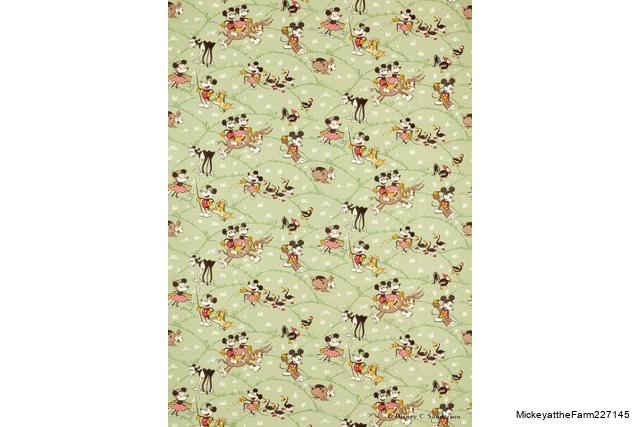 【生地カット】Disney HOME X Sanderson Mickey At the Farm