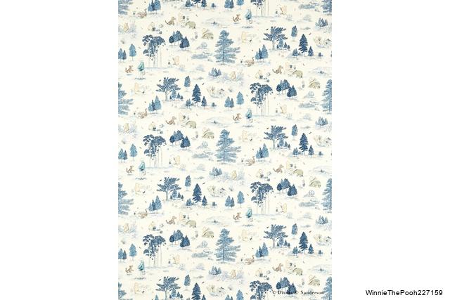 【生地カット】Disney HOME X Sanderson Winnie the Pooh
