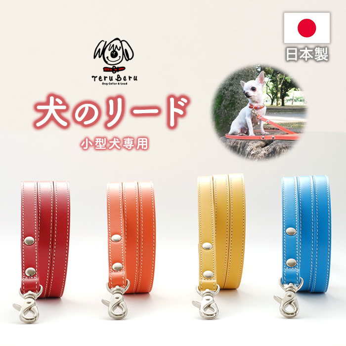 犬用本革製リード】お買い得なお試し犬首輪の専用リード・いぬ。超型犬