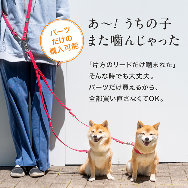 ワンダーフィット 2頭引きショルダーリード 両手が空くから楽らくお