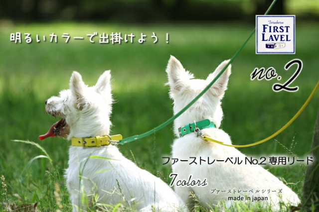 Le-02 新色4色追加お試し首輪第2弾用!本革製リード(小・中型犬用リード)