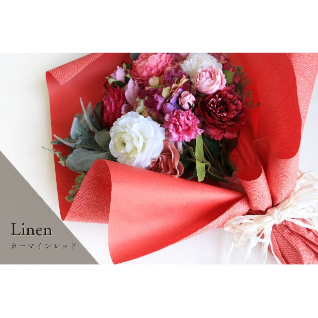 リンネル　カーマインレッド