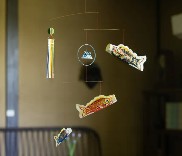 和紙 鯉のぼり モビール「爽々」