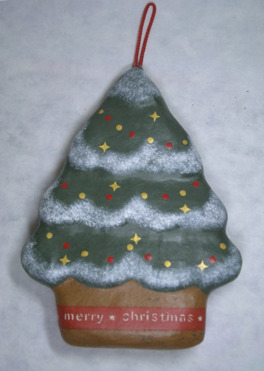 張り子ﾘﾊﾞｰｼﾌﾞﾙ壁飾り　ツリー