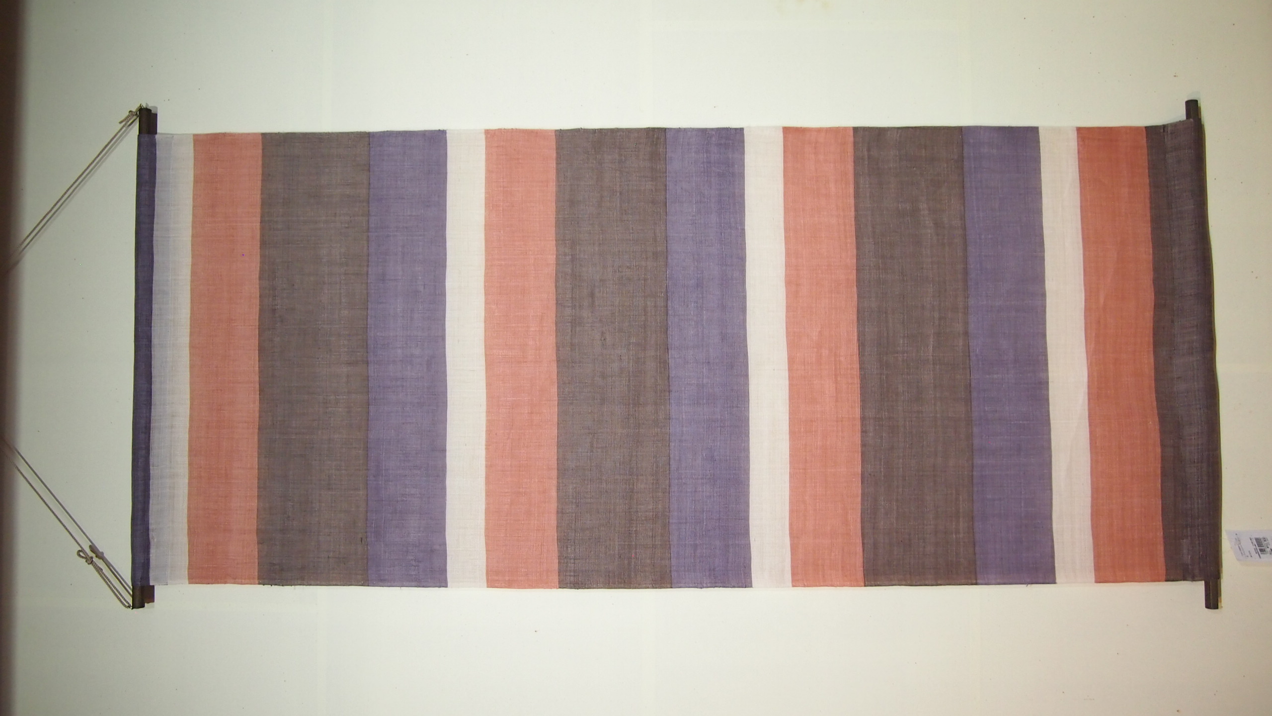 麻タペ　【いろならびタペストリー　焦茶】