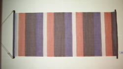 麻タペ　【いろならびタペストリー　焦茶】