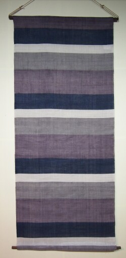 麻タペ　【いろならびタペストリー青紫　】