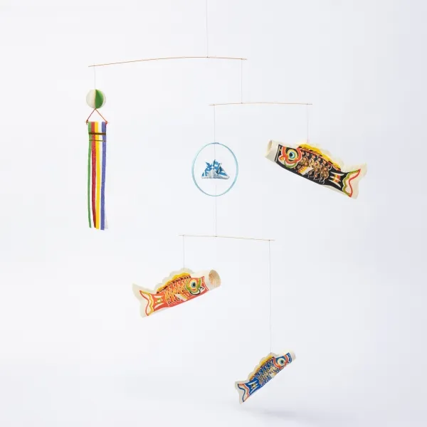 和紙 鯉のぼり モビール「爽々」2