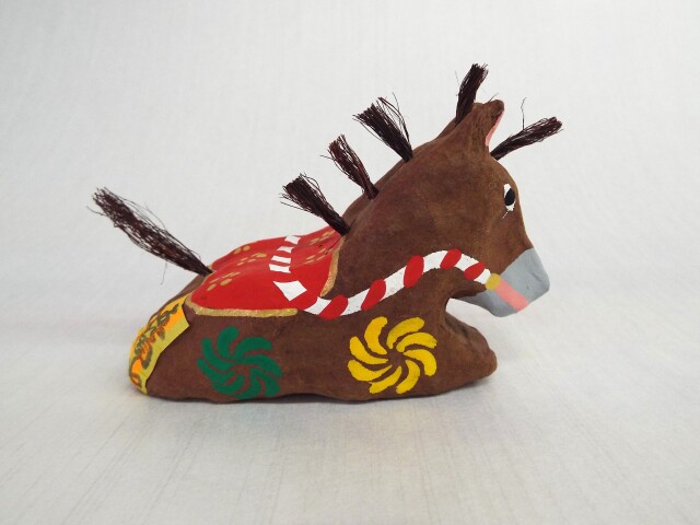 五箇山　紙塑人形　午3