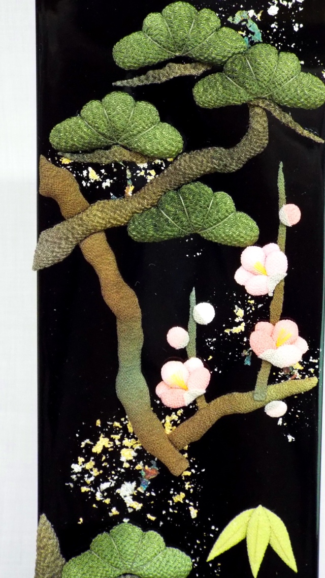 金箔絵図 松竹梅２