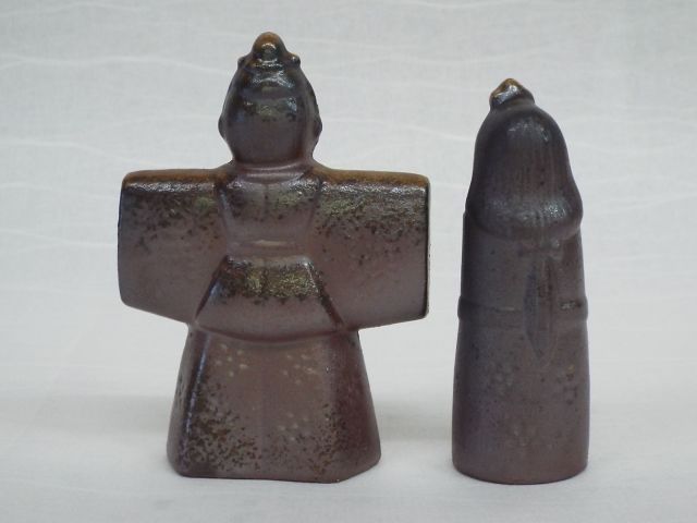 備前焼　立雛