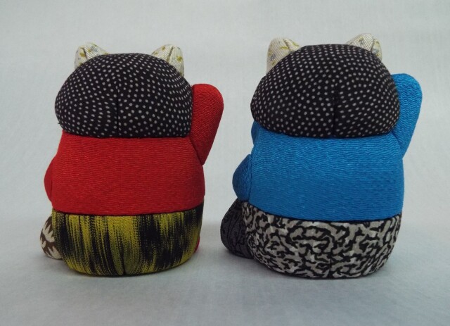 木目込み人形　招福鬼赤青2