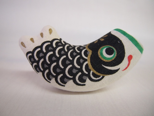 麻人形「若武者とこいのぼり」台付き4