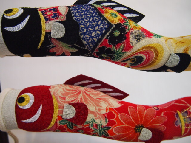 ちりめん雄々こいのぼり2