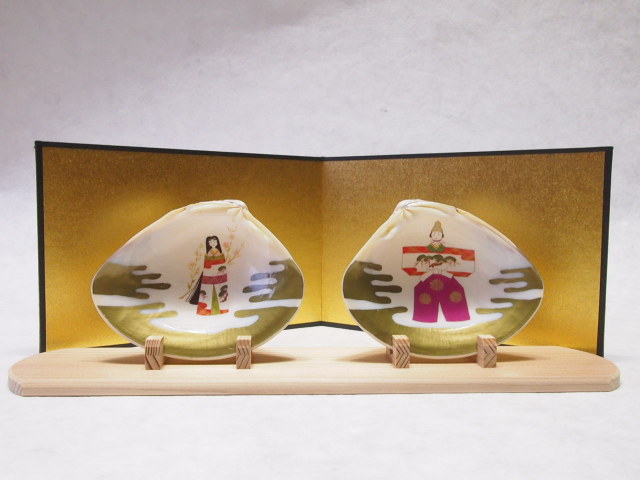 貝合わせ立雛】 ひな祭り飾り 手しごと屋 彦兵衛