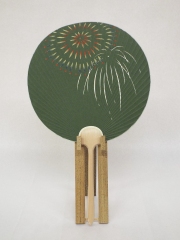 団扇　花火