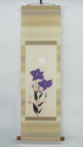 玄花ミニ掛け軸　桔梗