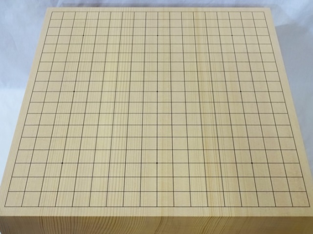 送料無料】碁盤 新かや(スプルース) 40号 脚付碁盤 松