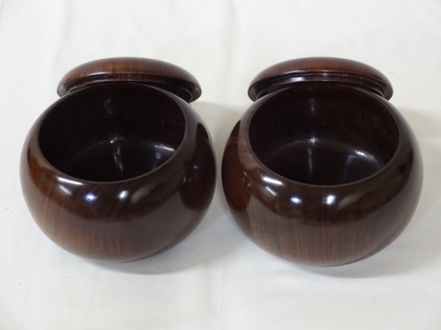 送料無料】碁笥 紫檀(したん) 特大