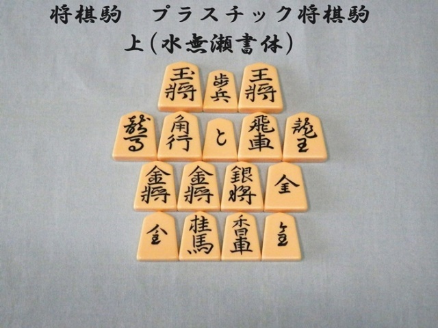 将棋駒 Amazon | プラスチック製将棋駒 歩心 裏赤 プラスチックケース