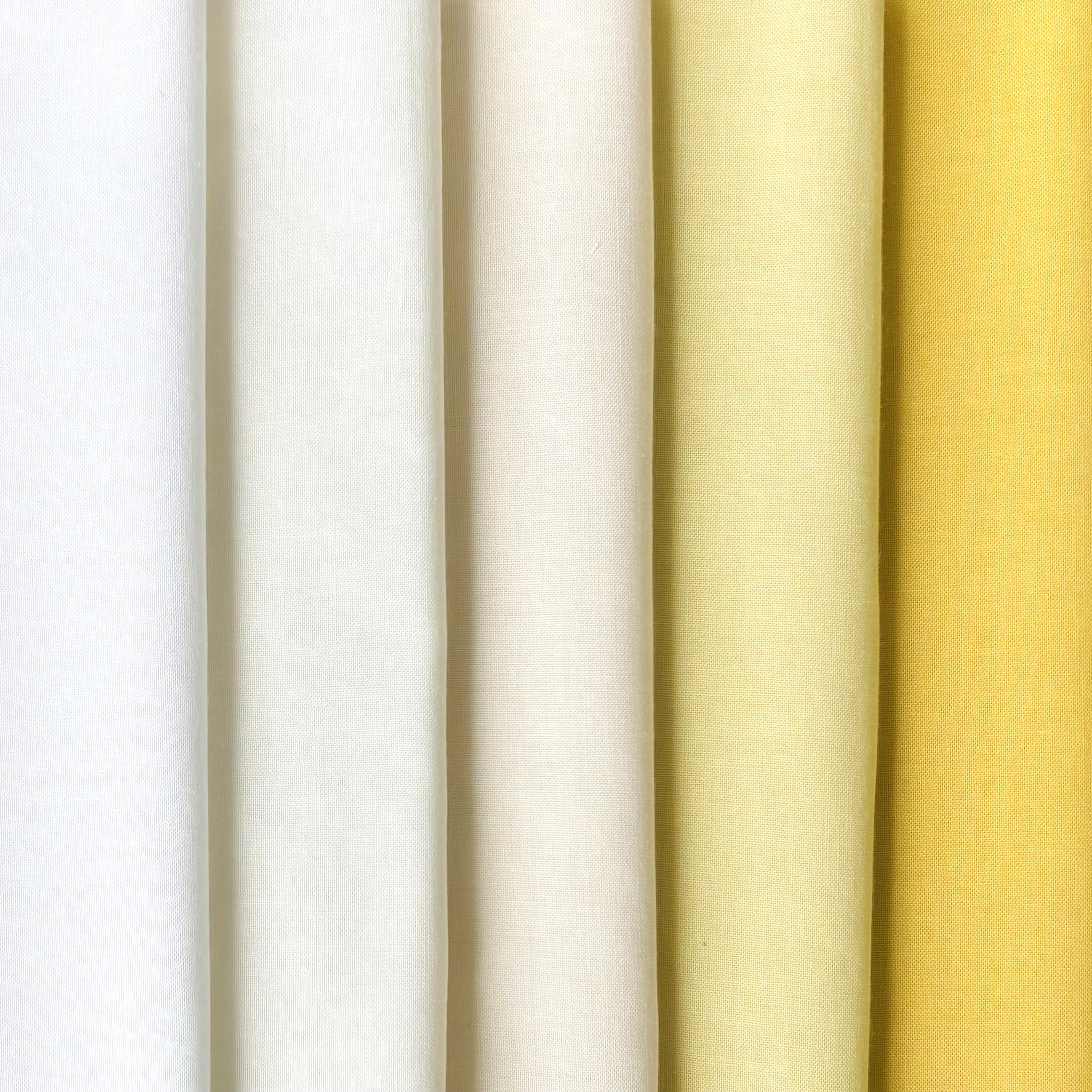 Quilter's color palette  ホワイト-イエロー系5色セット