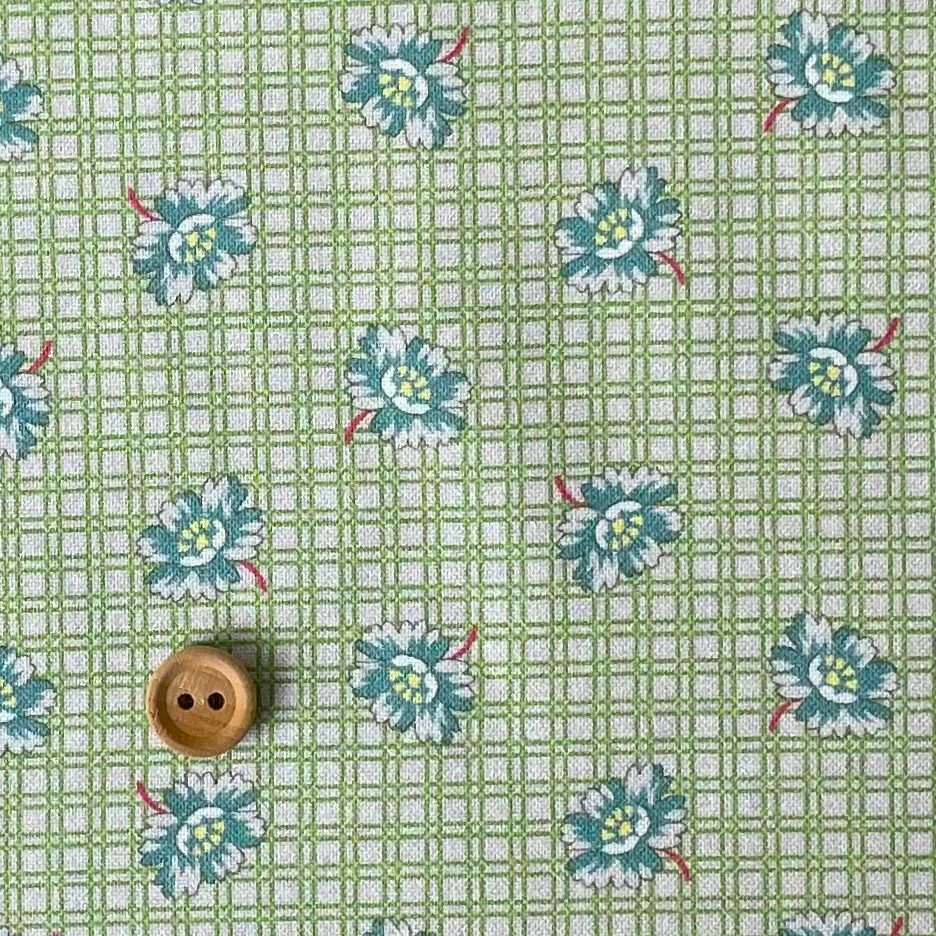 16-0202B  FRORET  flower on check