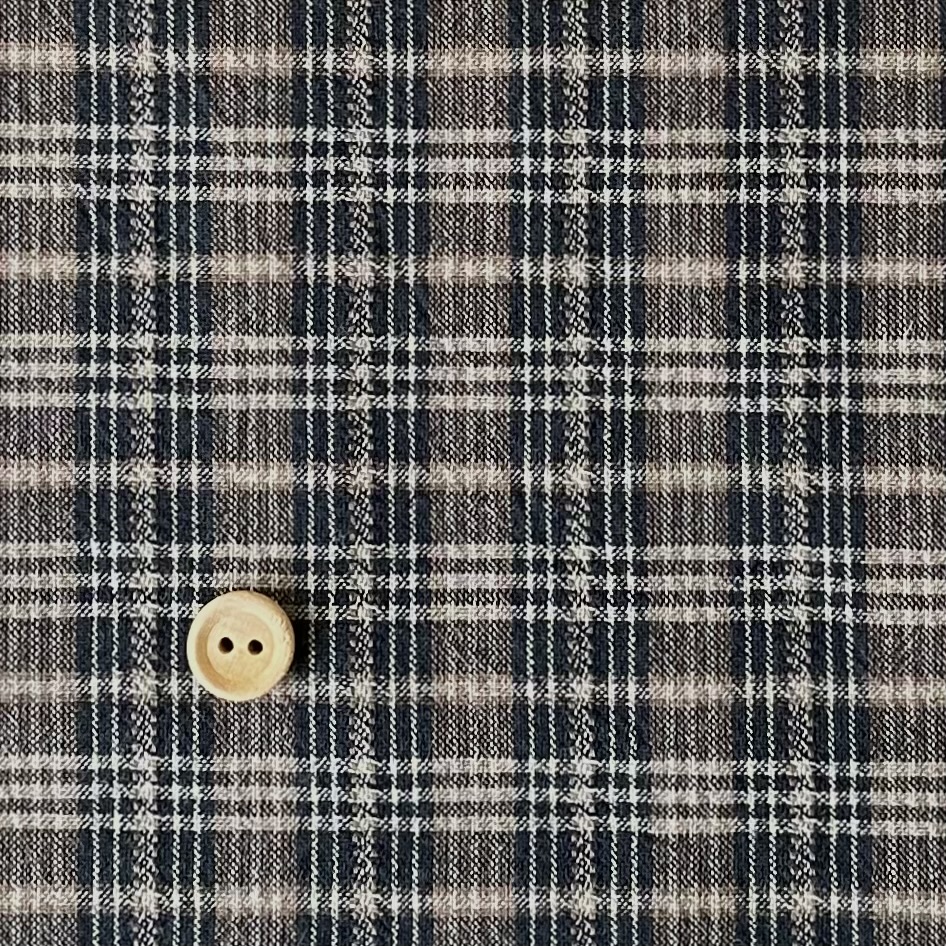 Y25-0232D  変形カラーグレンチェック  blk