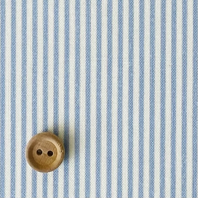 14-0240D  basic collection ストライプ  saxeblue