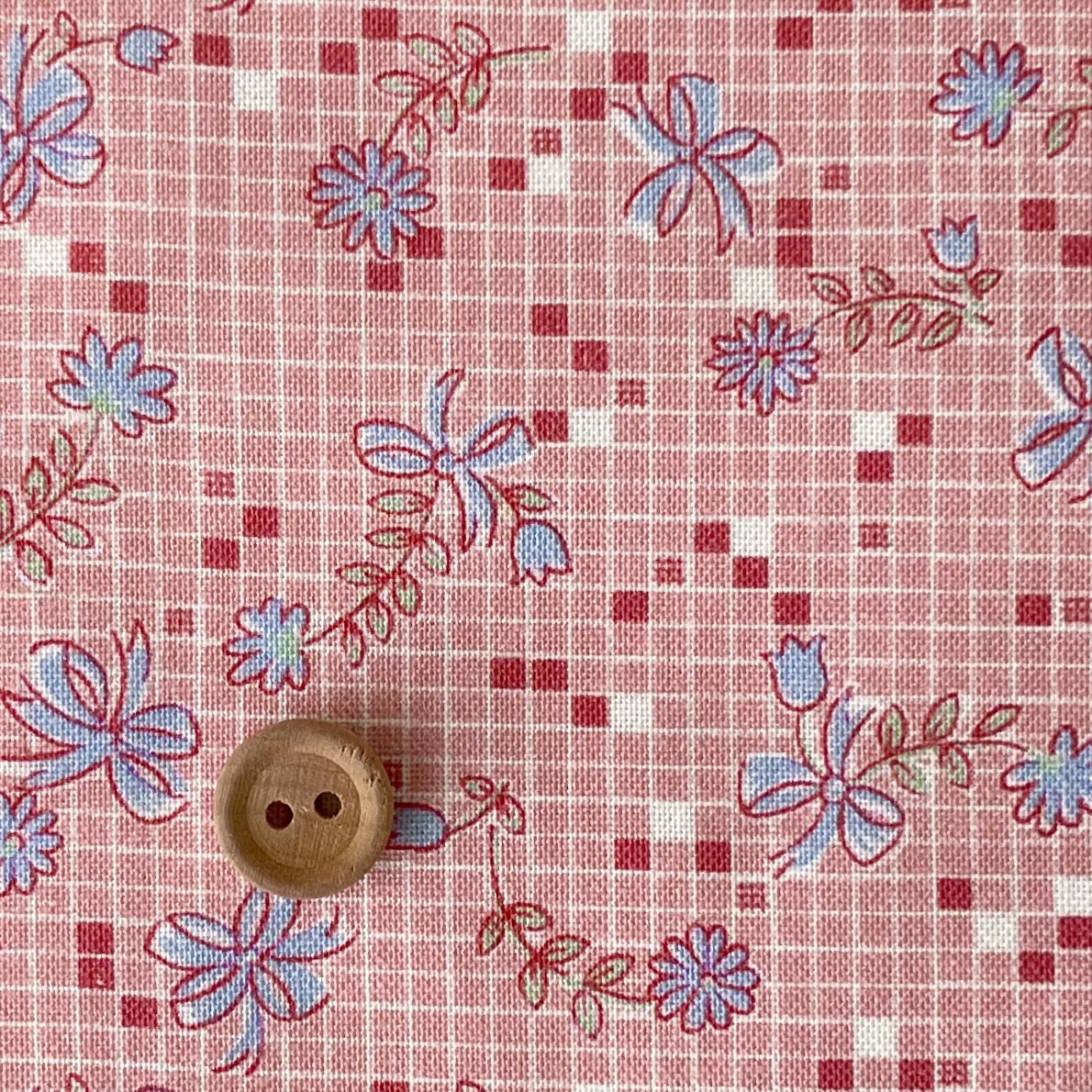 16-0248A  30's collection フラワー＆リボン pink