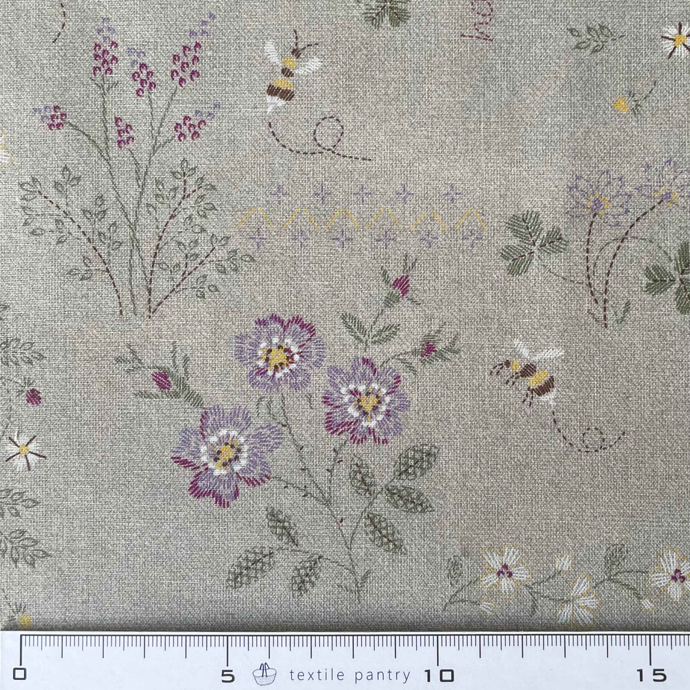 16-0256D Tasty collection *Flower&Bee* ブラウン