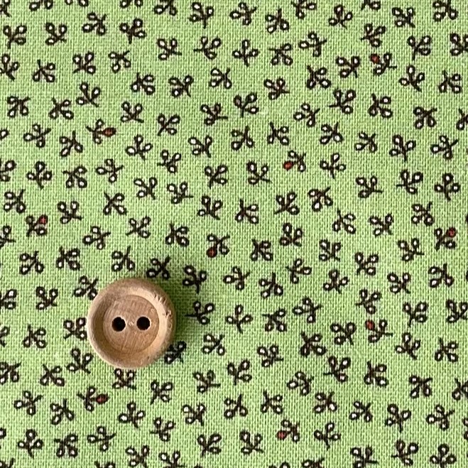 16-0267D  Antique pattern  スプラウトリーブス  green
