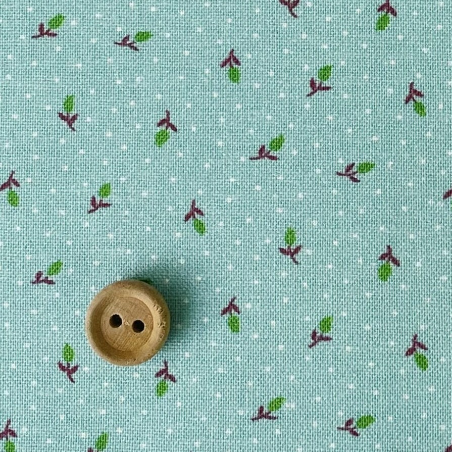 16-0268D  Antique pattern  ミニつぼみ  mint