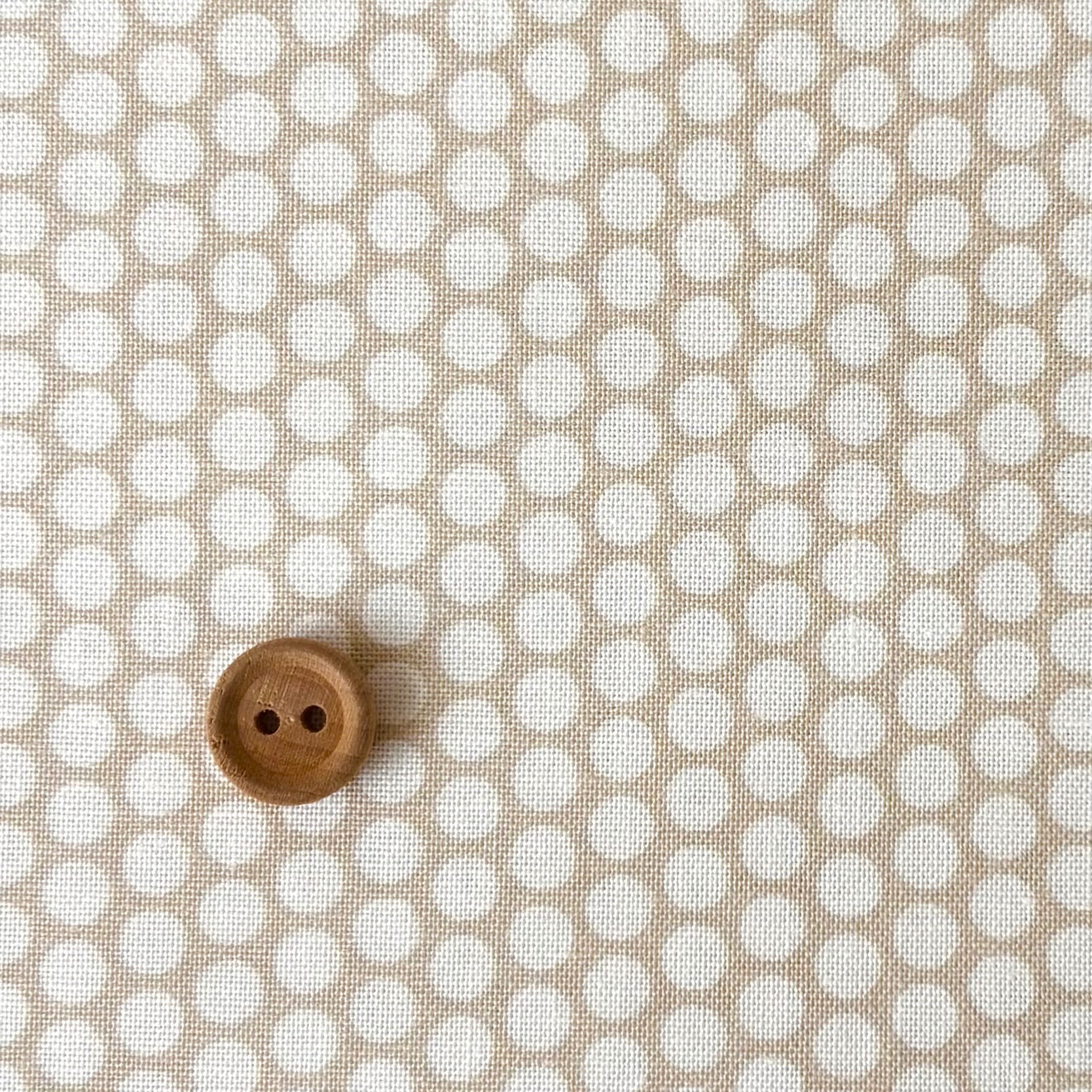 16-0287A   pantry 30's collection  ドット  beige