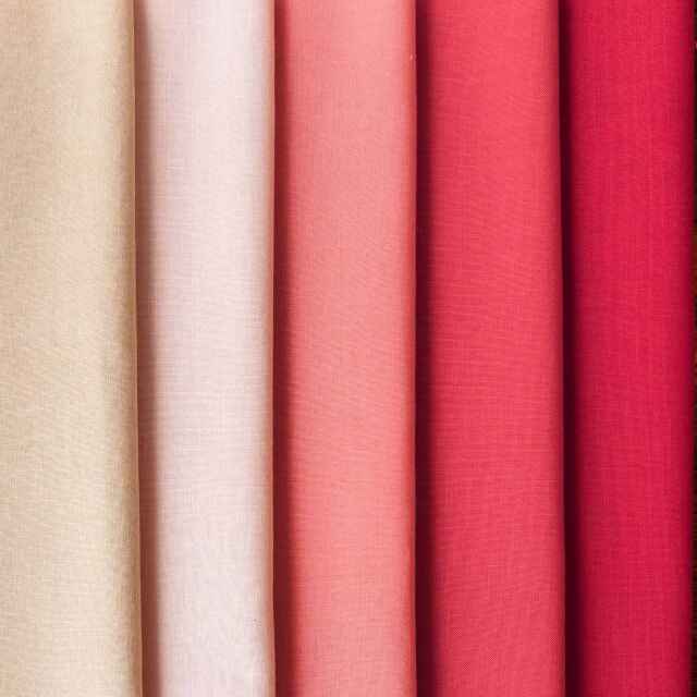 Quilter's color palette  ピンク-レッド系5色セット